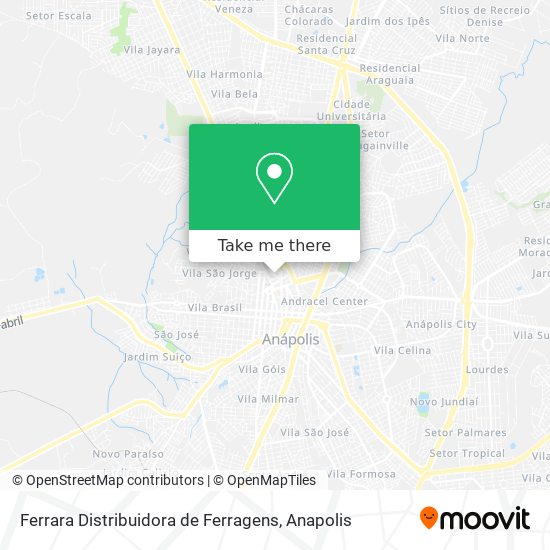 Ferrara Distribuidora de Ferragens map