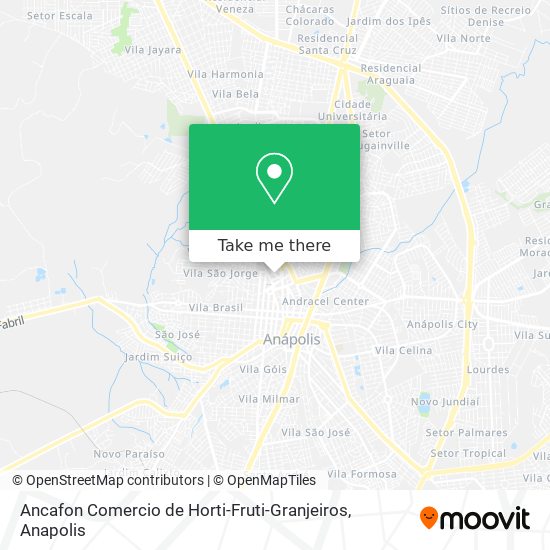 Ancafon Comercio de Horti-Fruti-Granjeiros map