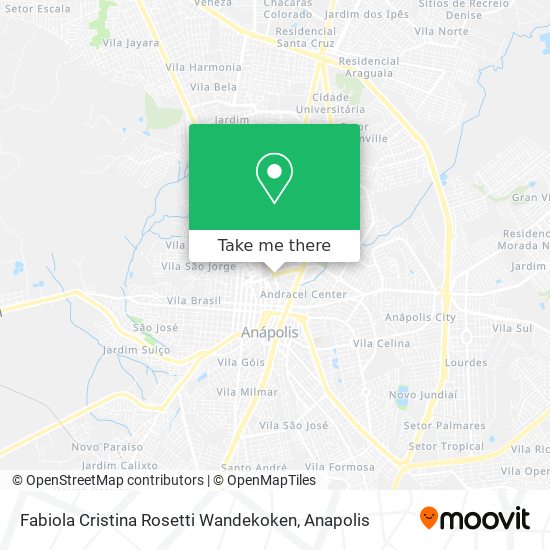 Fabiola Cristina Rosetti Wandekoken map