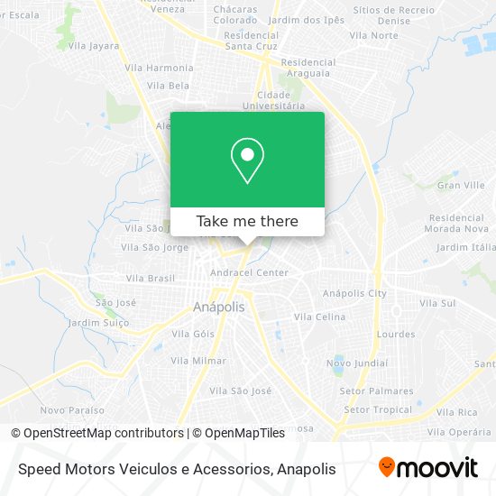 Mapa Speed Motors Veiculos e Acessorios