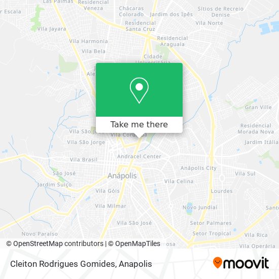 Cleiton Rodrigues Gomides map