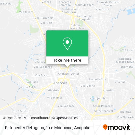 Refricenter Refrigeração e Máquinas map