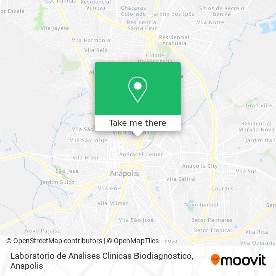 Laboratorio de Analises Clinicas Biodiagnostico map