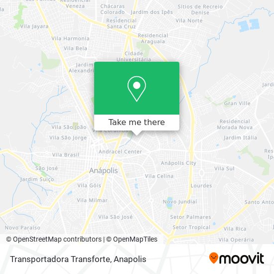 Transportadora Transforte map