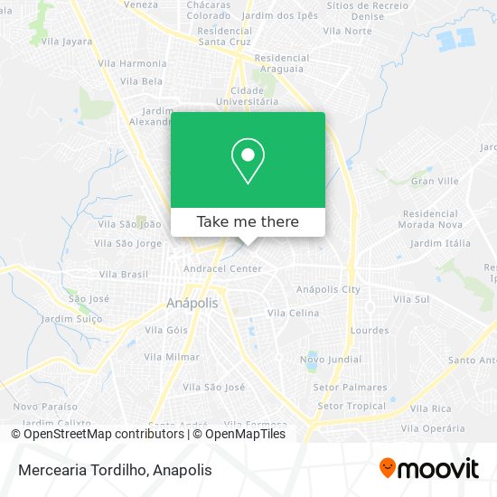 Mercearia Tordilho map