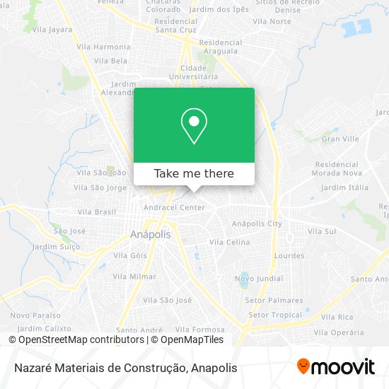 Nazaré Materiais de Construção map