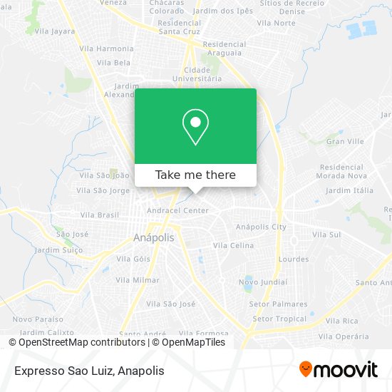 Expresso Sao Luiz map