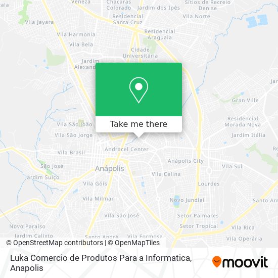 Mapa Luka Comercio de Produtos Para a Informatica