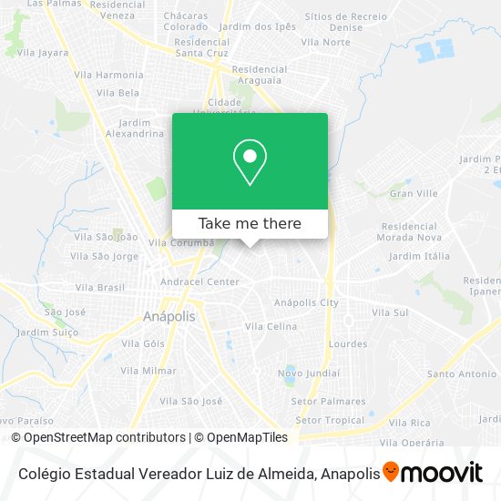 Colégio Estadual Vereador Luiz de Almeida map