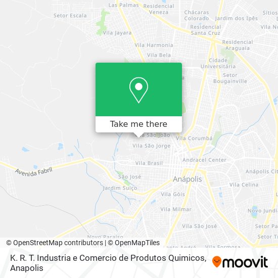 K. R. T. Industria e Comercio de Produtos Quimicos map