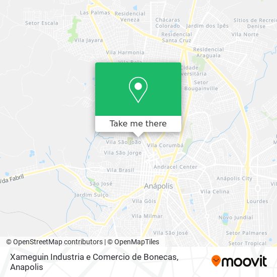 Xameguin Industria e Comercio de Bonecas map