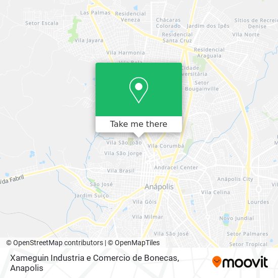 Mapa Xameguin Industria e Comercio de Bonecas