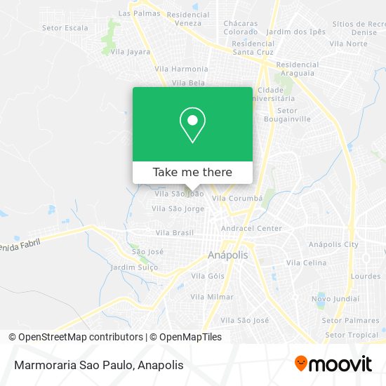 Mapa Marmoraria Sao Paulo