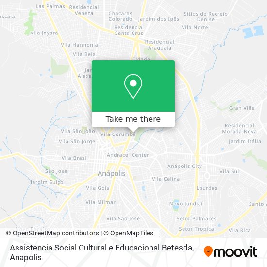 Mapa Assistencia Social Cultural e Educacional Betesda