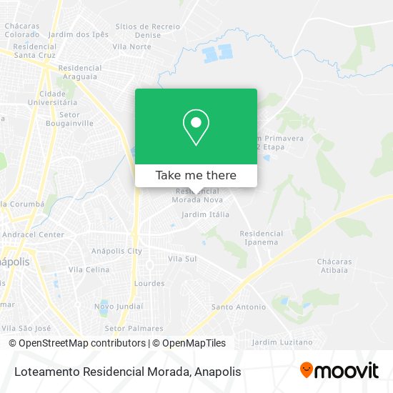 Loteamento Residencial Morada map