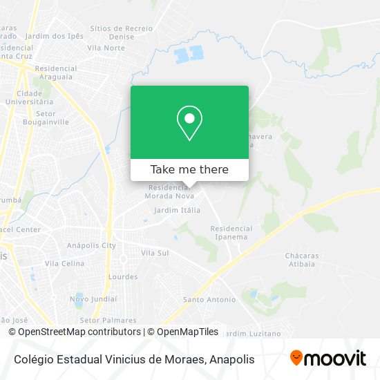 Colégio Estadual Vinicius de Moraes map