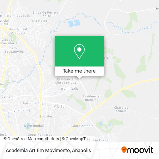 Mapa Academia Art Em Movimento