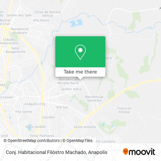 Conj. Habitacional Filóstro Machado map