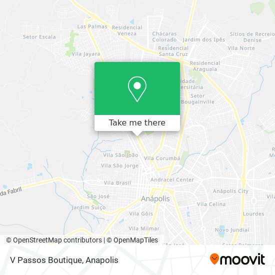 V Passos Boutique map