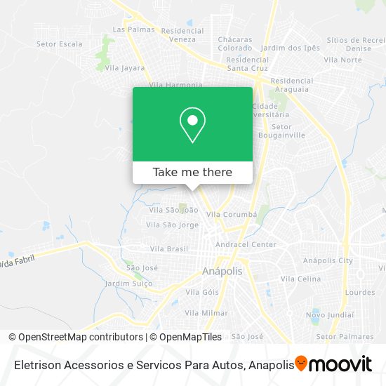 Eletrison Acessorios e Servicos Para Autos map