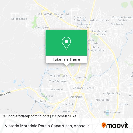 Victoria Materiais Para a Construcao map