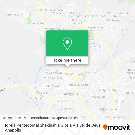 Igreja Pentecostal Shekinah a Gloria Visivel de Deus map