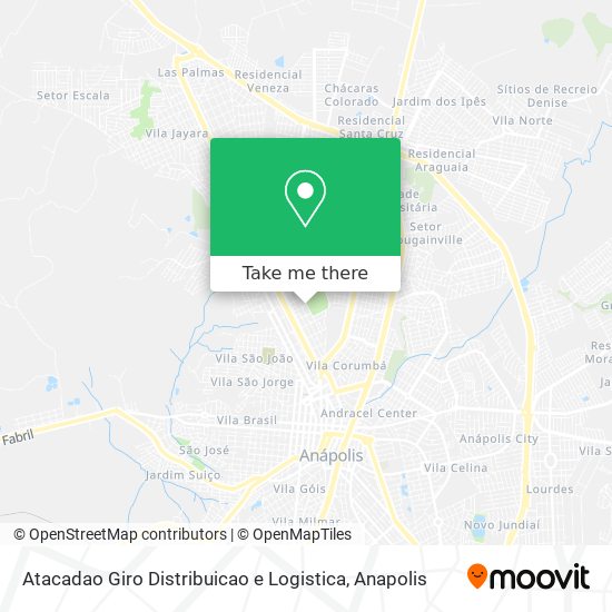 Atacadao Giro Distribuicao e Logistica map
