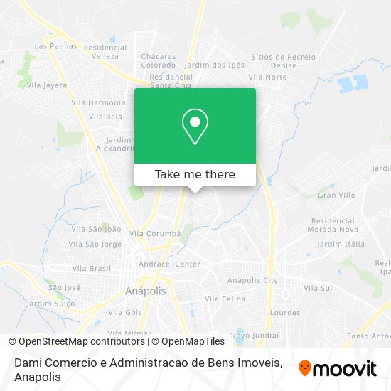 Dami Comercio e Administracao de Bens Imoveis map