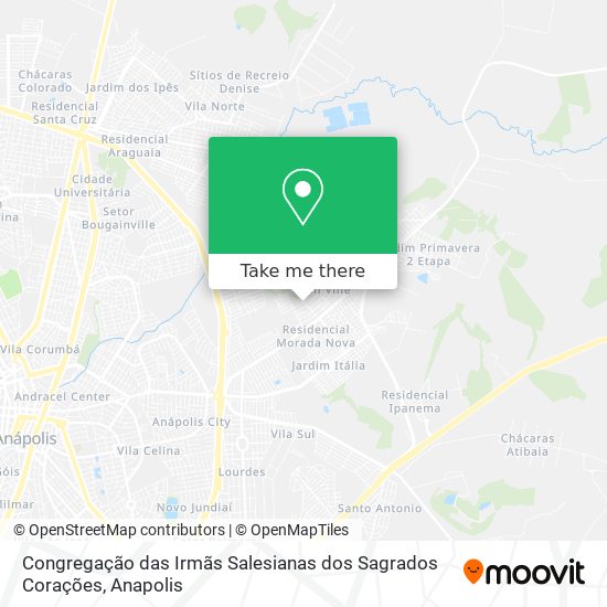 Congregação das Irmãs Salesianas dos Sagrados Corações map