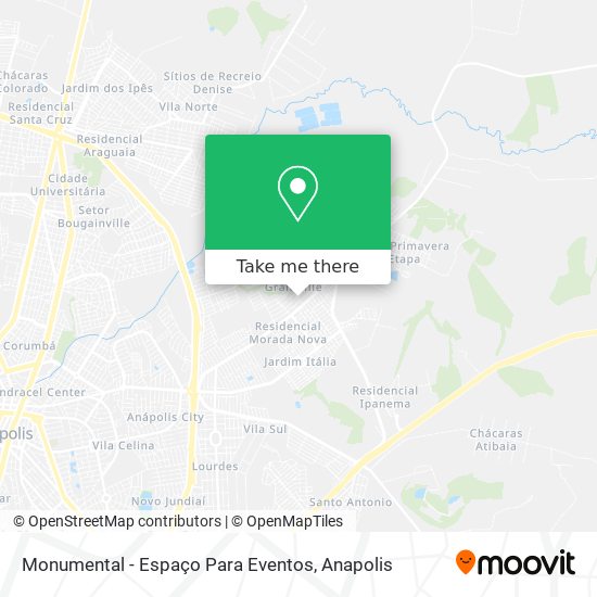 Monumental - Espaço Para Eventos map