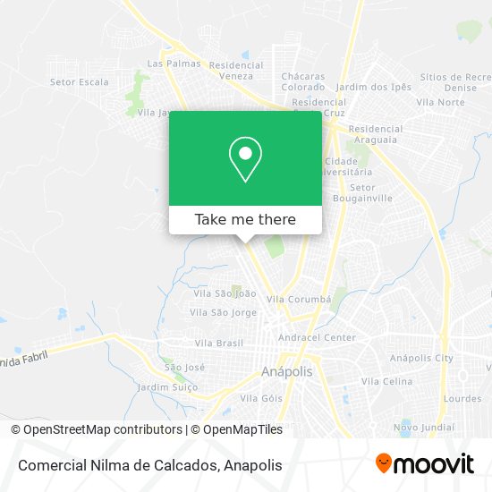 Comercial Nilma de Calcados map