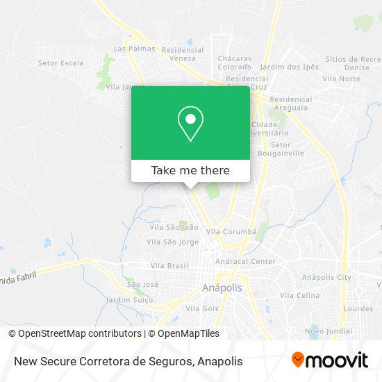 New Secure Corretora de Seguros map