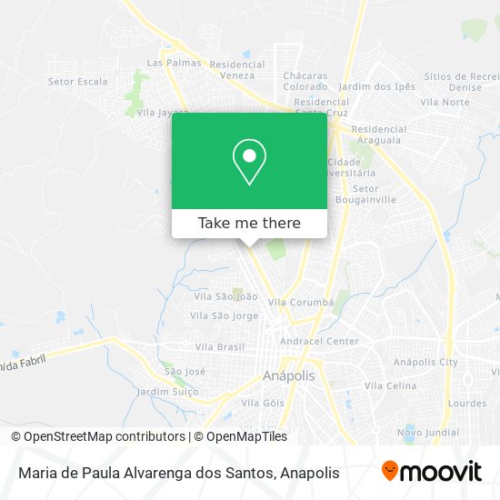 Mapa Maria de Paula Alvarenga dos Santos