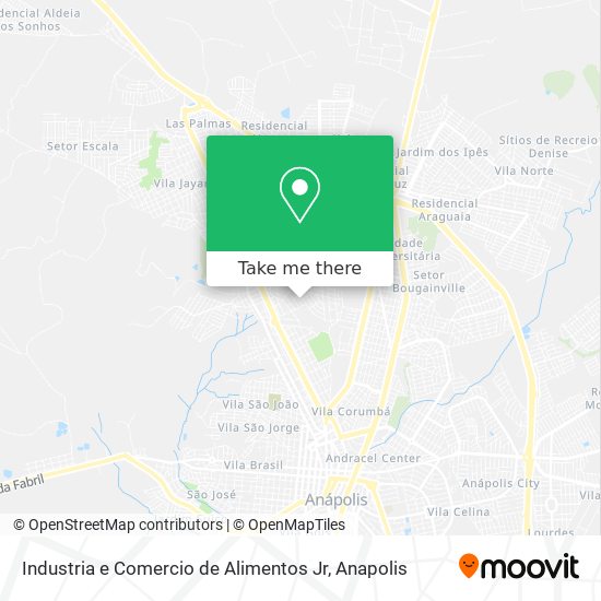 Industria e Comercio de Alimentos Jr map