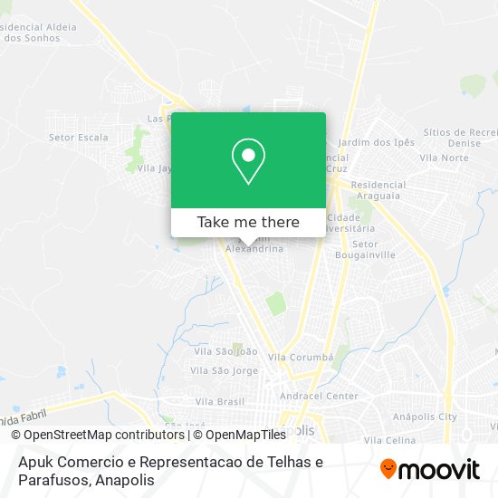 Apuk Comercio e Representacao de Telhas e Parafusos map