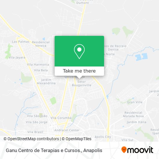 Ganu Centro de Terapias e Cursos. map