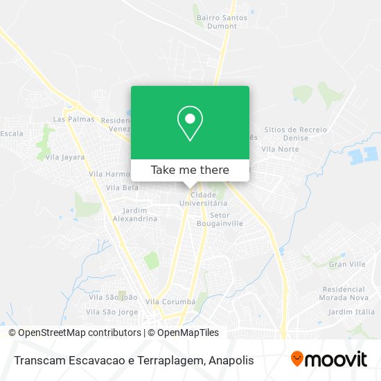 Transcam Escavacao e Terraplagem map