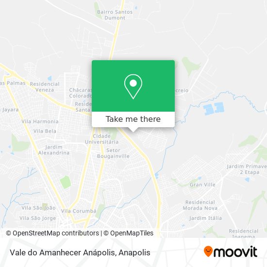 Vale do Amanhecer Anápolis map