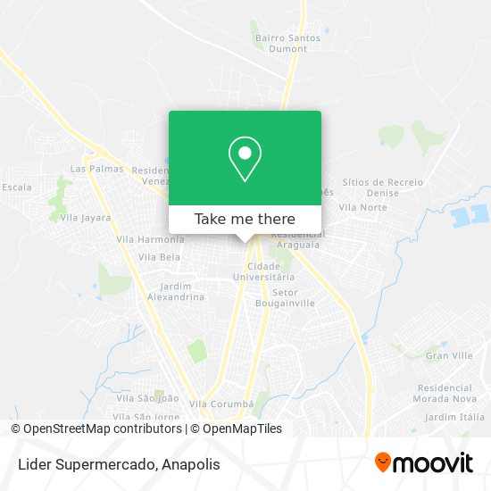 Lider Supermercado map