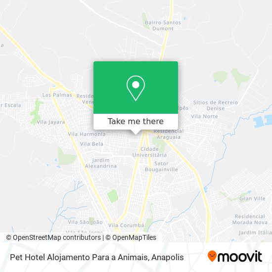 Pet Hotel Alojamento Para a Animais map