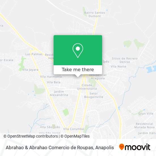 Mapa Abrahao & Abrahao Comercio de Roupas