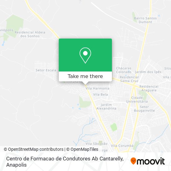 Mapa Centro de Formacao de Condutores Ab Cantarelly