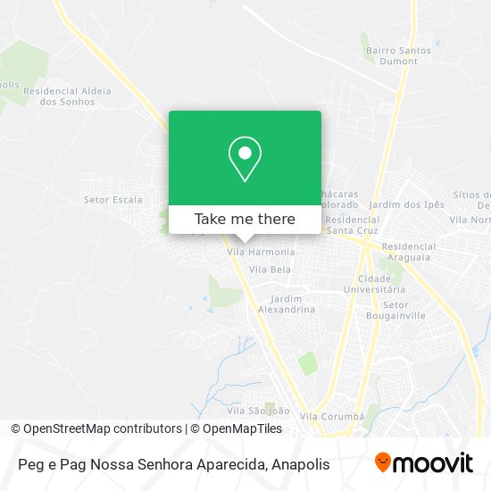 Peg e Pag Nossa Senhora Aparecida map