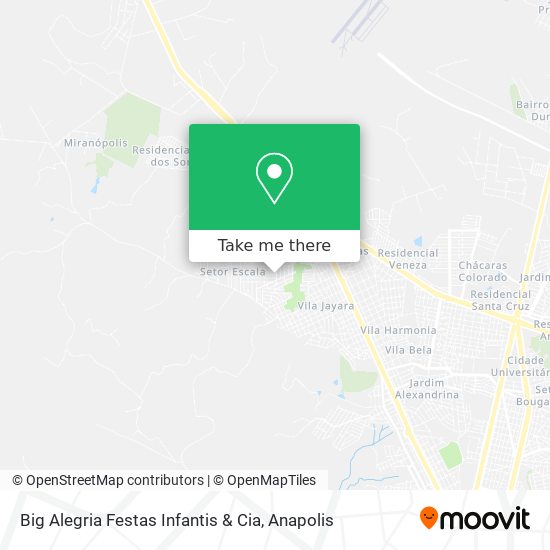 Big Alegria Festas Infantis & Cia map