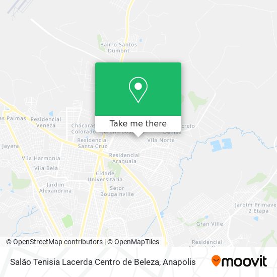 Salão Tenisia Lacerda Centro de Beleza map