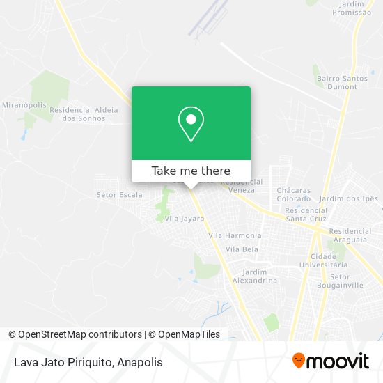 Lava Jato Piriquito map