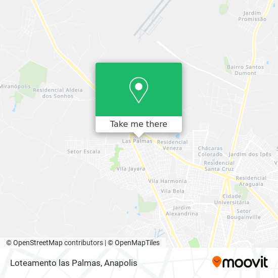 Loteamento las Palmas map