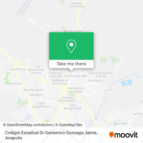 Colégio Estadual Dr Genserico Gonzaga Jaime map