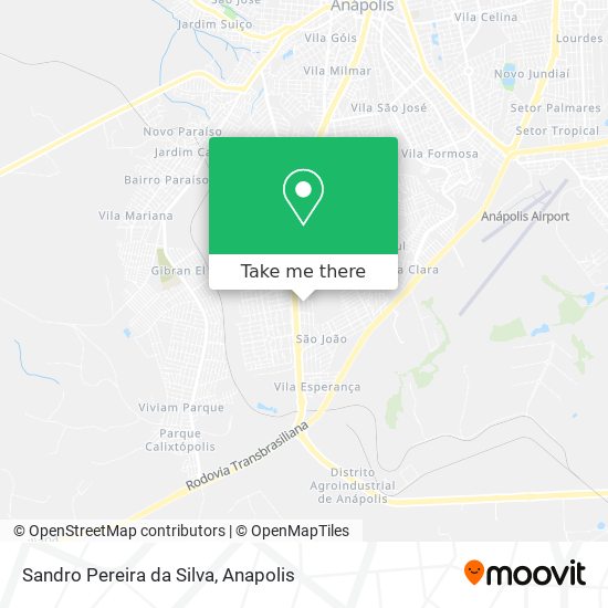 Mapa Sandro Pereira da Silva