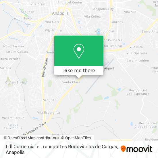 Ldl Comercial e Transportes Rodoviários de Cargas map